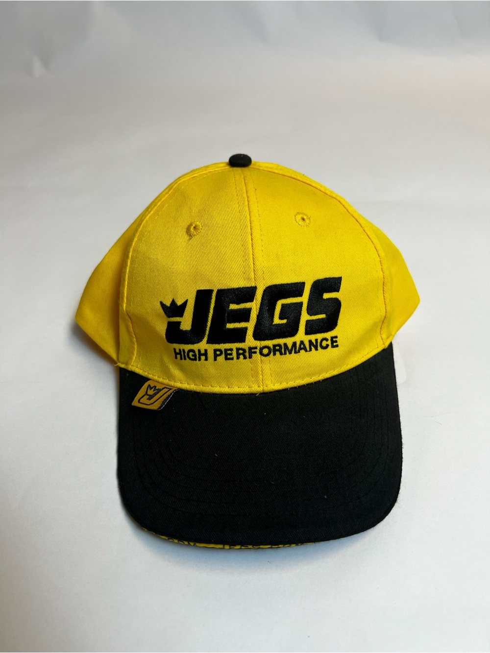 JEGS High Performance Yellow & Black Cap
